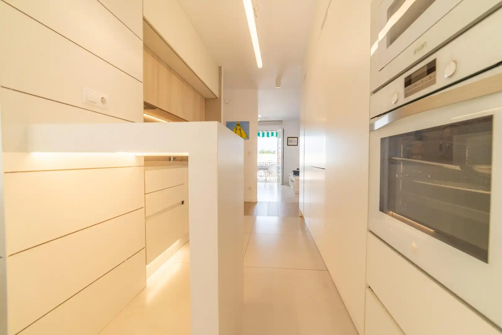 Küche von Wohnung zum Verkauf in San Javier mit Klimaanlage, Terrasse und Abstellraum