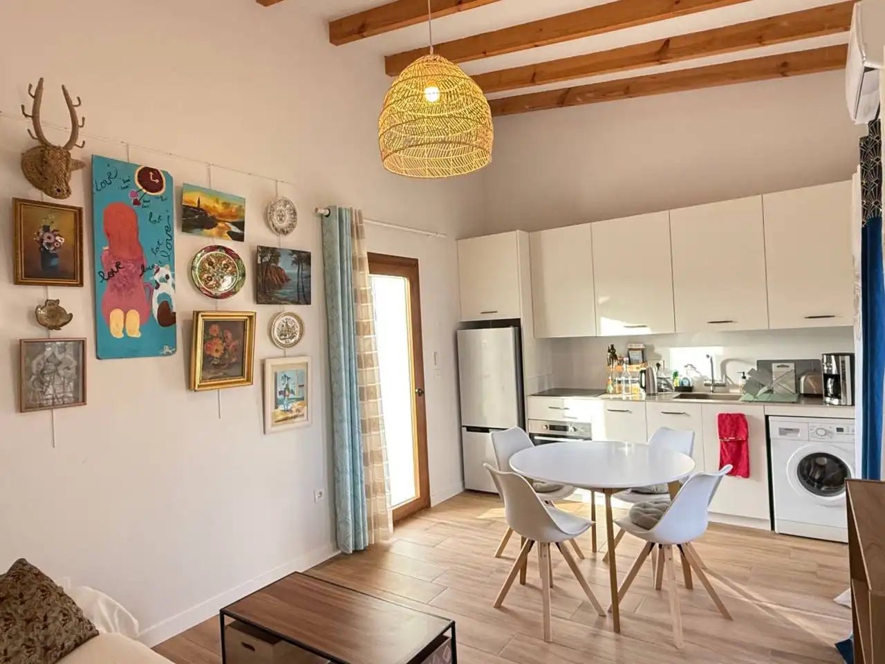 Cocina de Casa adosada de alquiler en Elche / Elx con Aire acondicionado, Terraza y Amueblado