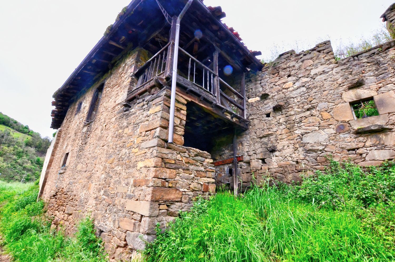 Exterior view of House or chalet for sale in Mieres (Asturias)  with Swimming Pool