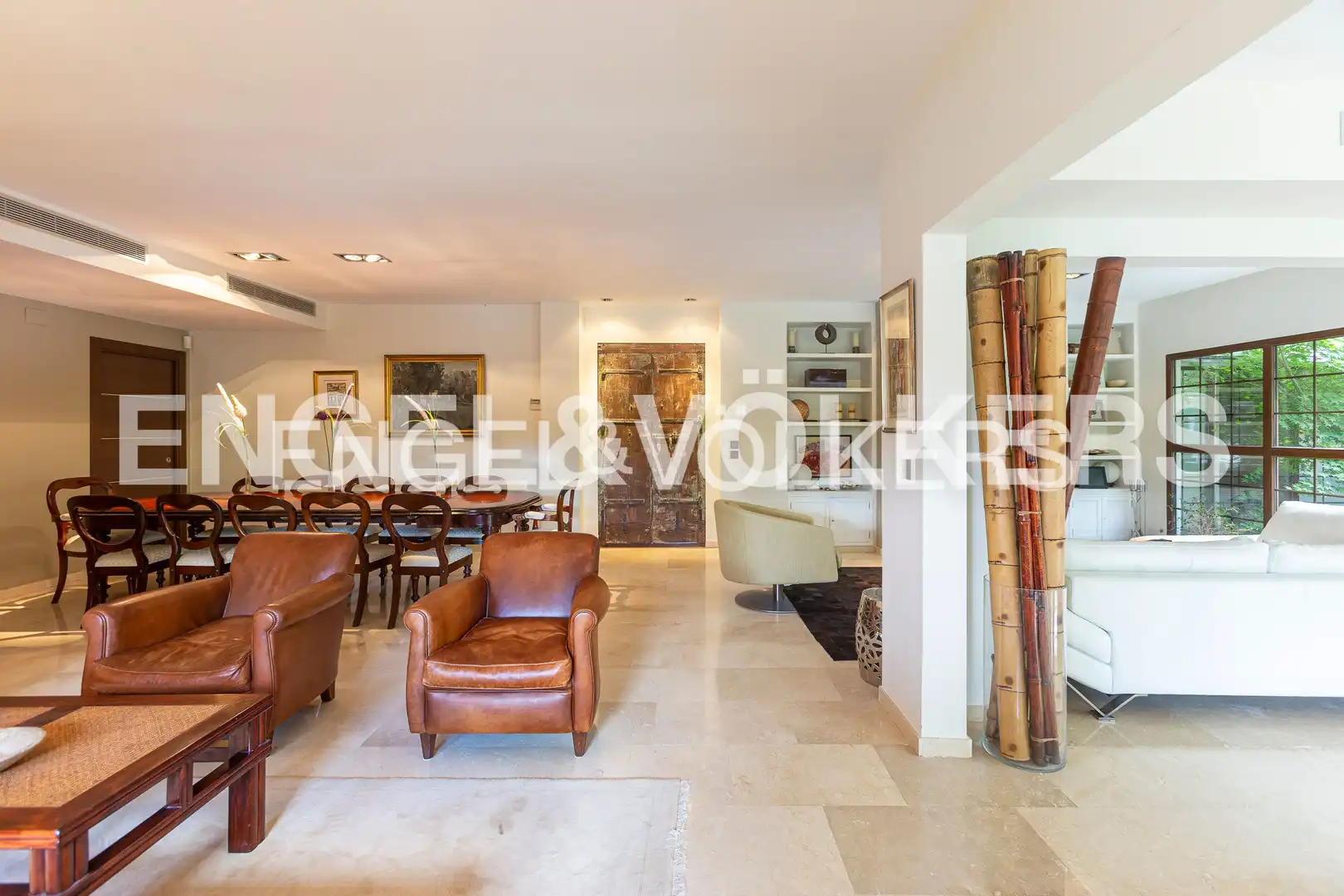 Living room of Houses for rent in Boadilla del Monte  with Air Conditioner, Heating and Private garden