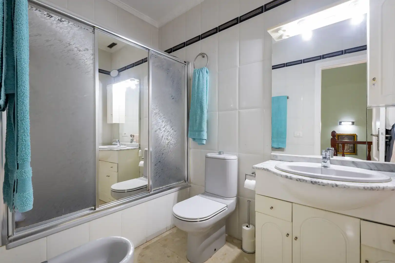 Baño de Casa adosada en venta en El Rosario con Aire acondicionado, Jardín privado y Terraza
