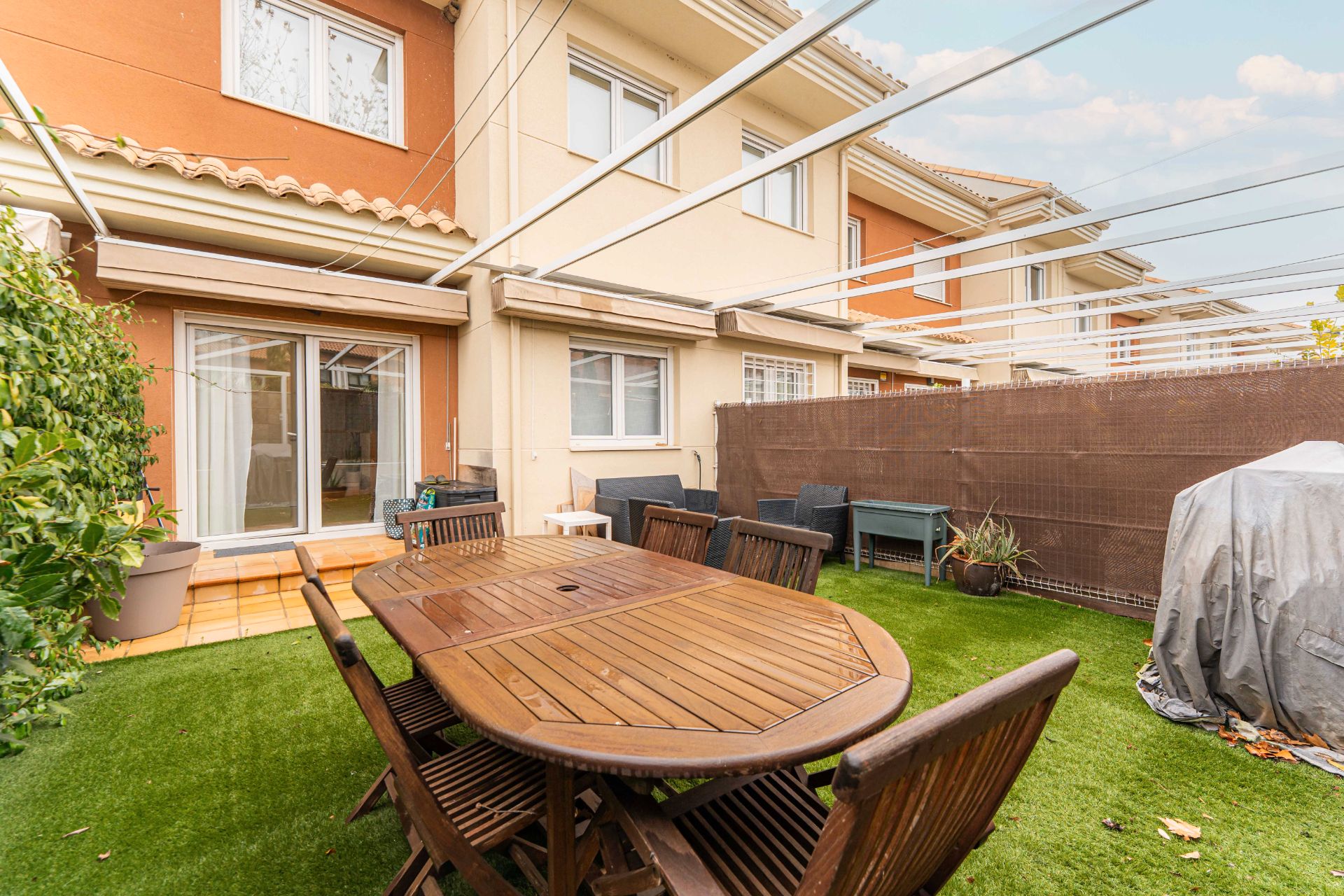 Terrace of Single-family semi-detached for sale in Torrelodones  with Air Conditioner, Heating and Private garden