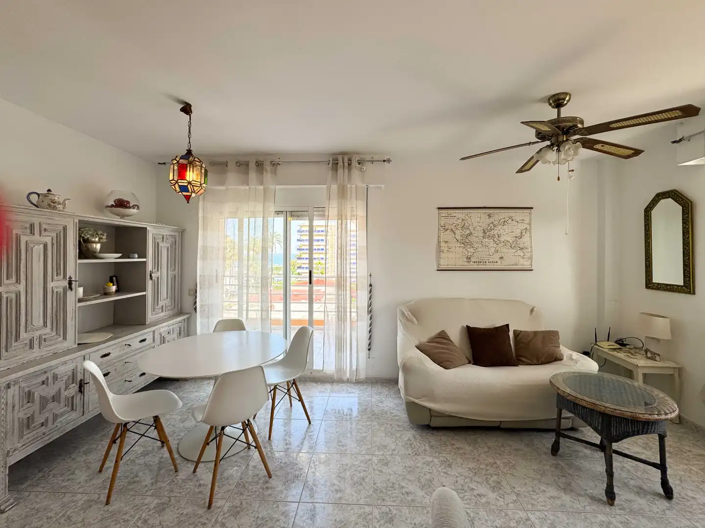 Living room of Apartments for rent in Dénia  with Air Conditioner, Terrace and Furnished