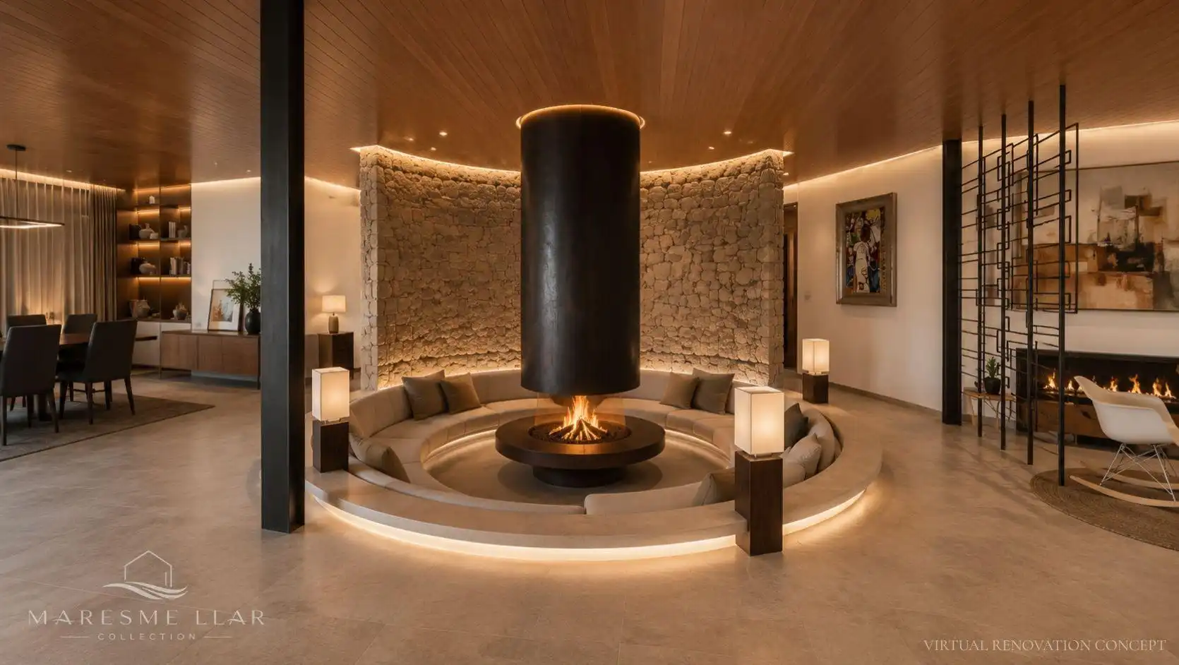 Sala d'estar de Casa o xalet en venda en Sant Pol de Mar amb Jardí privat i Piscina