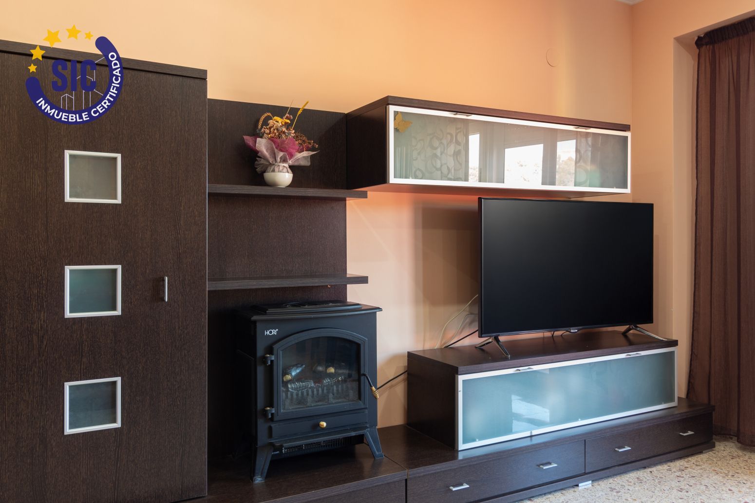 Living room of Flat for sale in Gilet  with Heating and Balcony