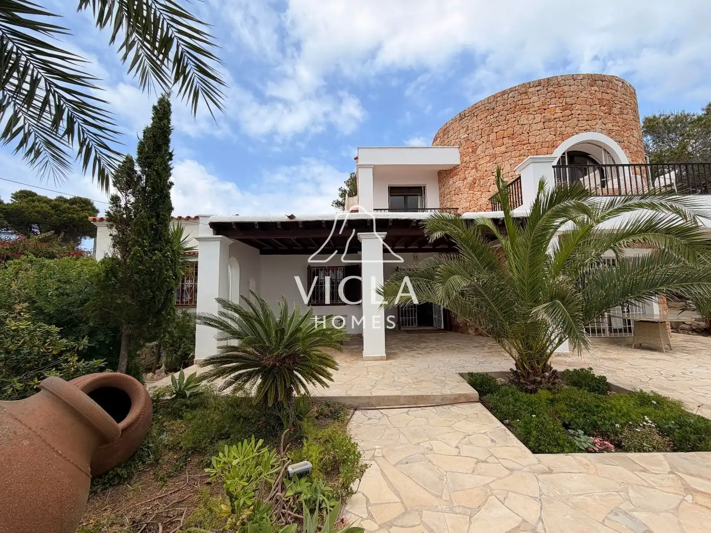Vista exterior de Casa o xalet de lloguer en Sant Josep de sa Talaia amb Aire condicionat, Calefacció i Terrassa