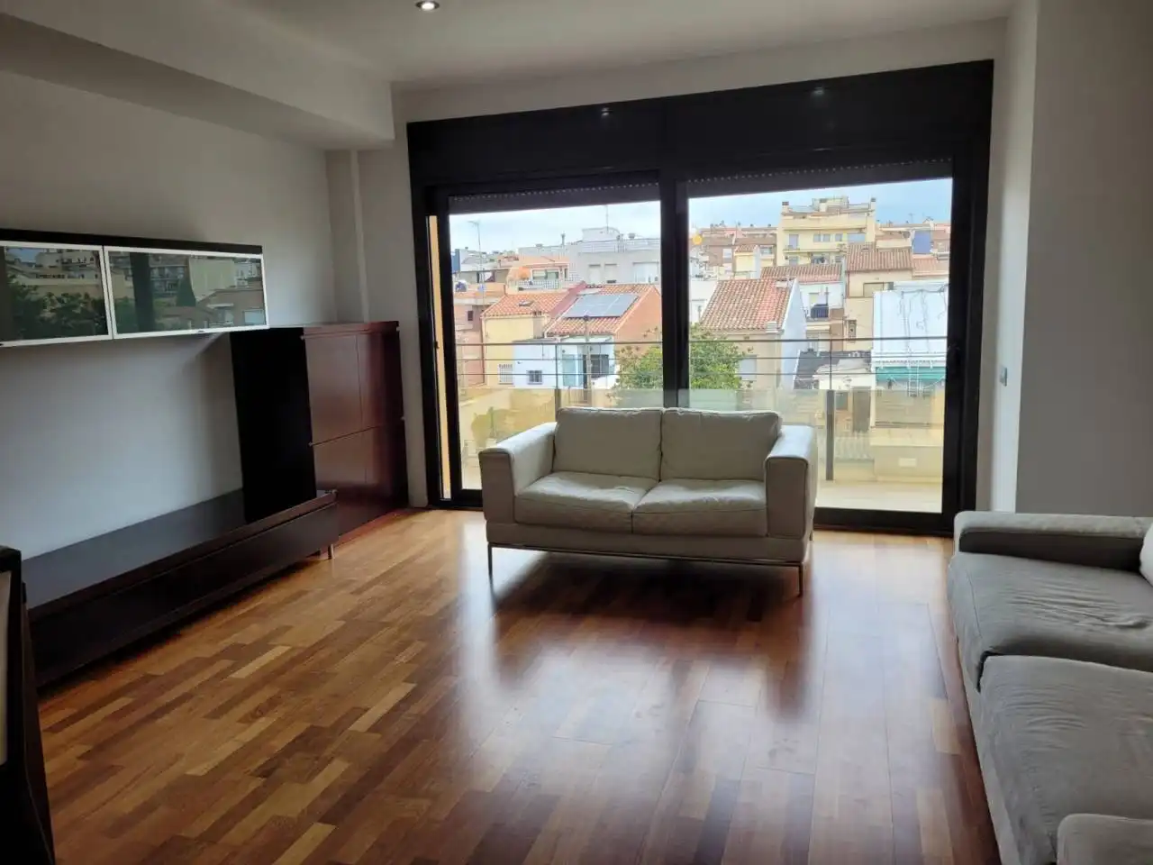 Sala de estar de Piso en venta en Sabadell con Aire acondicionado, Calefacción y Parquet