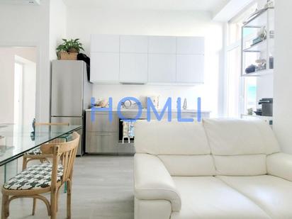 Living room of Apartment for sale in  Madrid Capital  with Air Conditioner