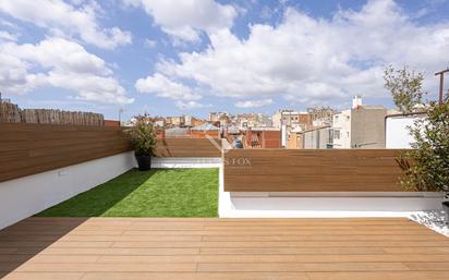 Terrace of Flat for sale in  Barcelona Capital  with Air Conditioner, Heating and Parquet flooring