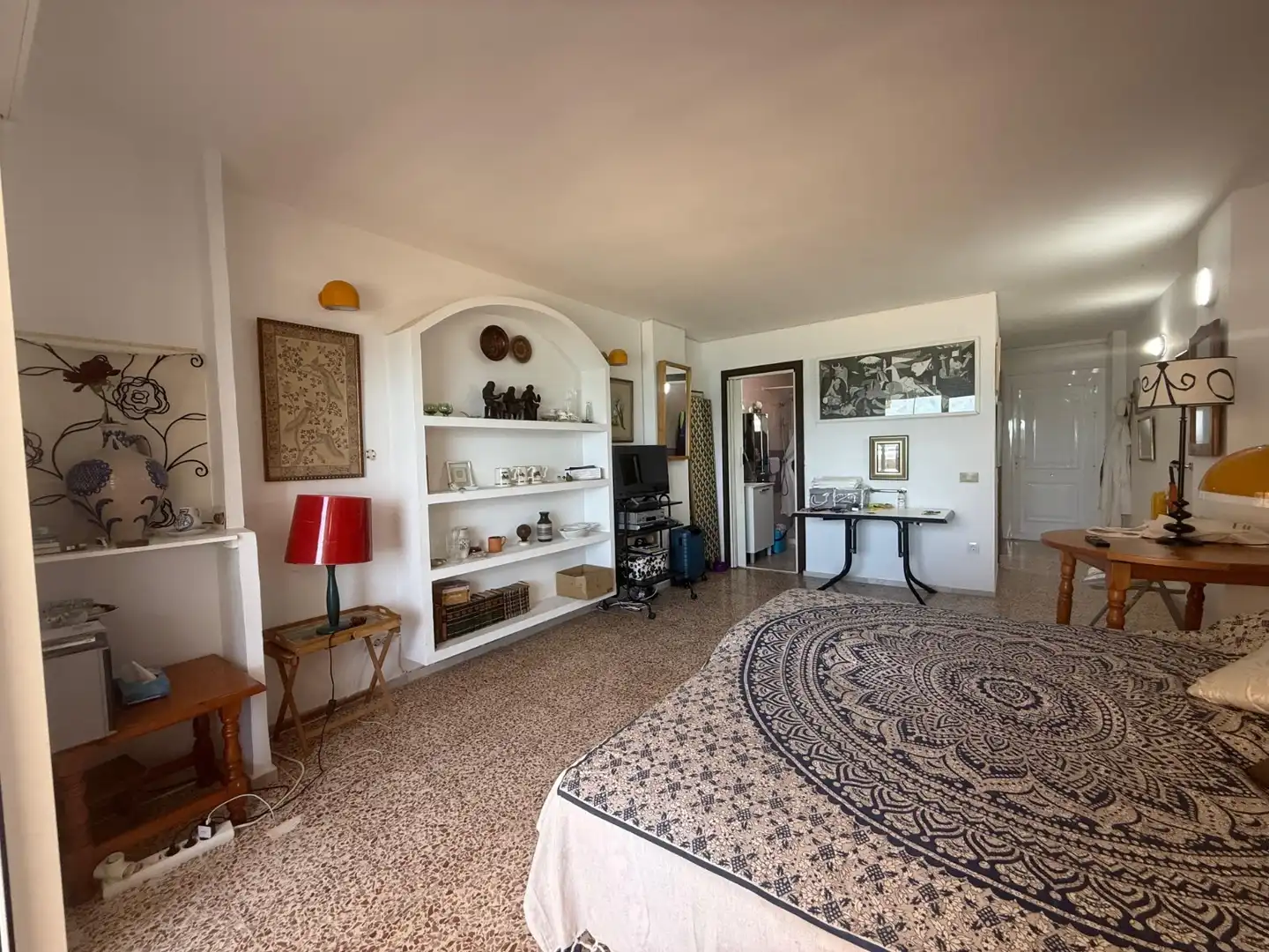 Living room of Study for sale in Elche / Elx  with Terrace, Furnished and TV