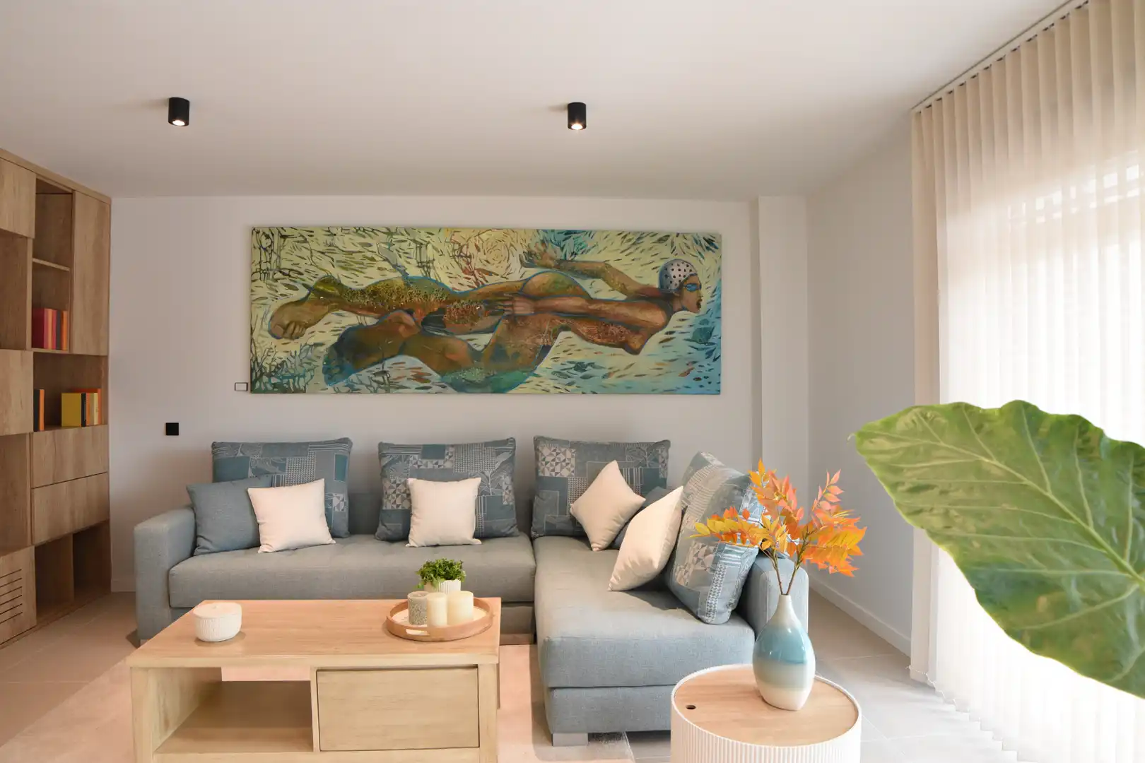 Sala de estar de Casa o chalet en venta en Ciutadella de Menorca con Aire acondicionado, Jardín privado y Terraza