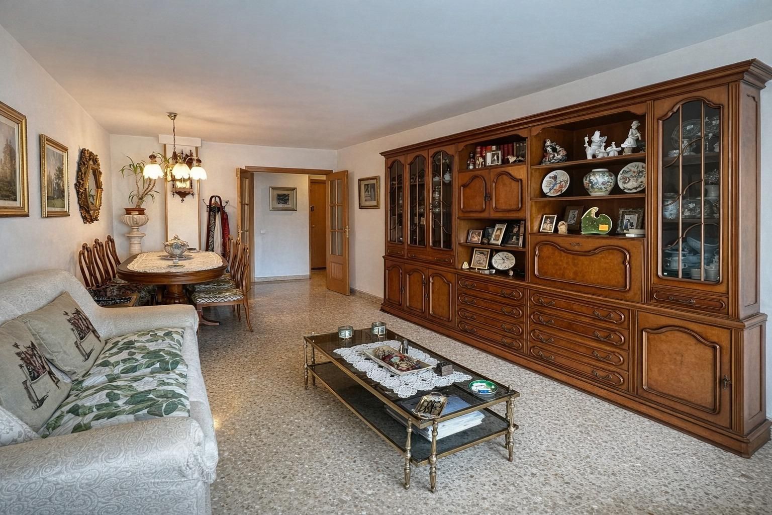 Living room of Flat for sale in Terrassa  with Air Conditioner, Terrace and Balcony