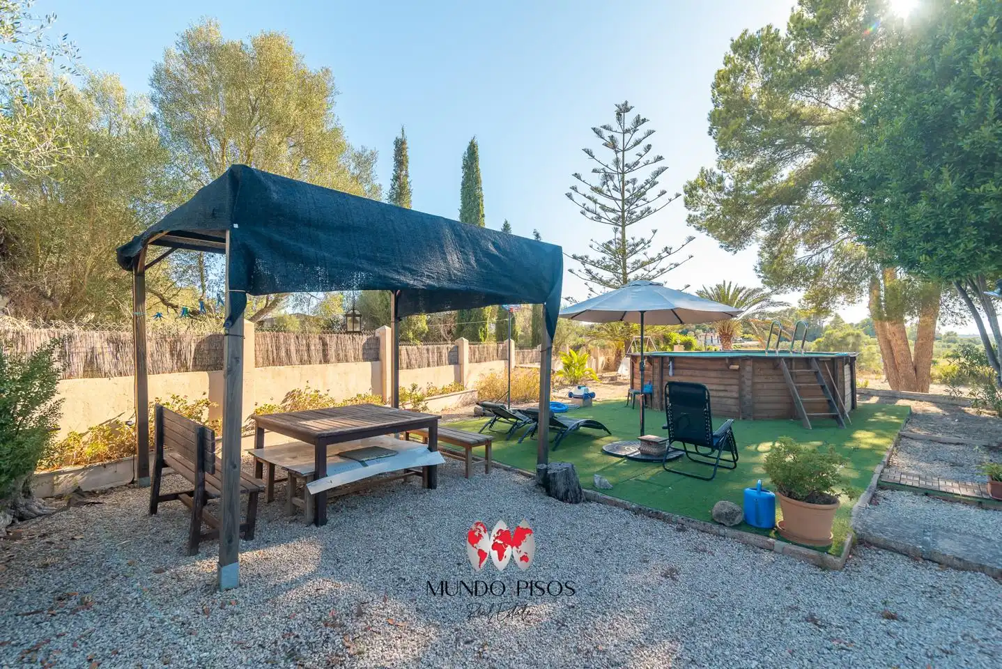 Jardín de Finca rústica en venta en Montuïri con Jardín privado, Terraza y Piscina