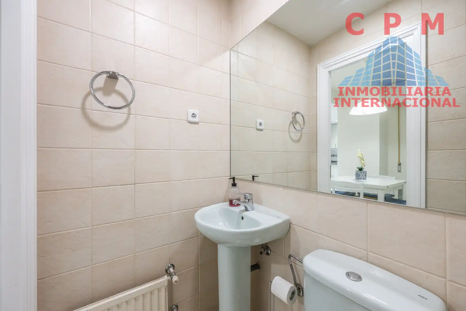 Badezimmer von Wohnung zur Miete in Madrid mit Klimaanlage, Heizung und Parkett