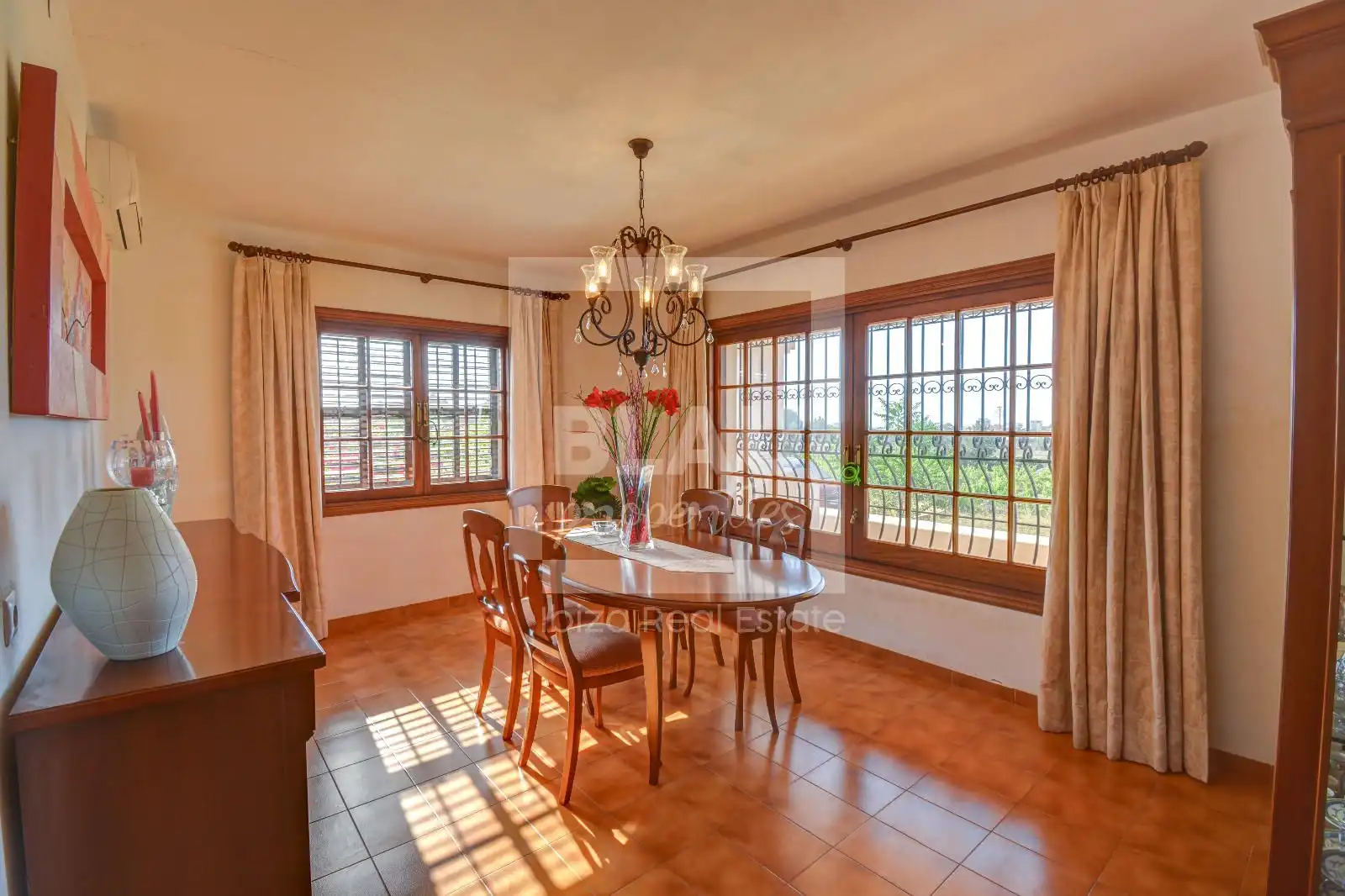 Dining room of Houses for sale in Sant Josep de sa Talaia  with Air Conditioner, Terrace and Storage room
