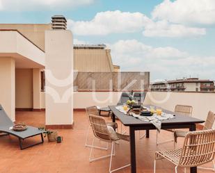 Terrace of Apartment to rent in  Barcelona Capital  with Air Conditioner, Heating and Private garden