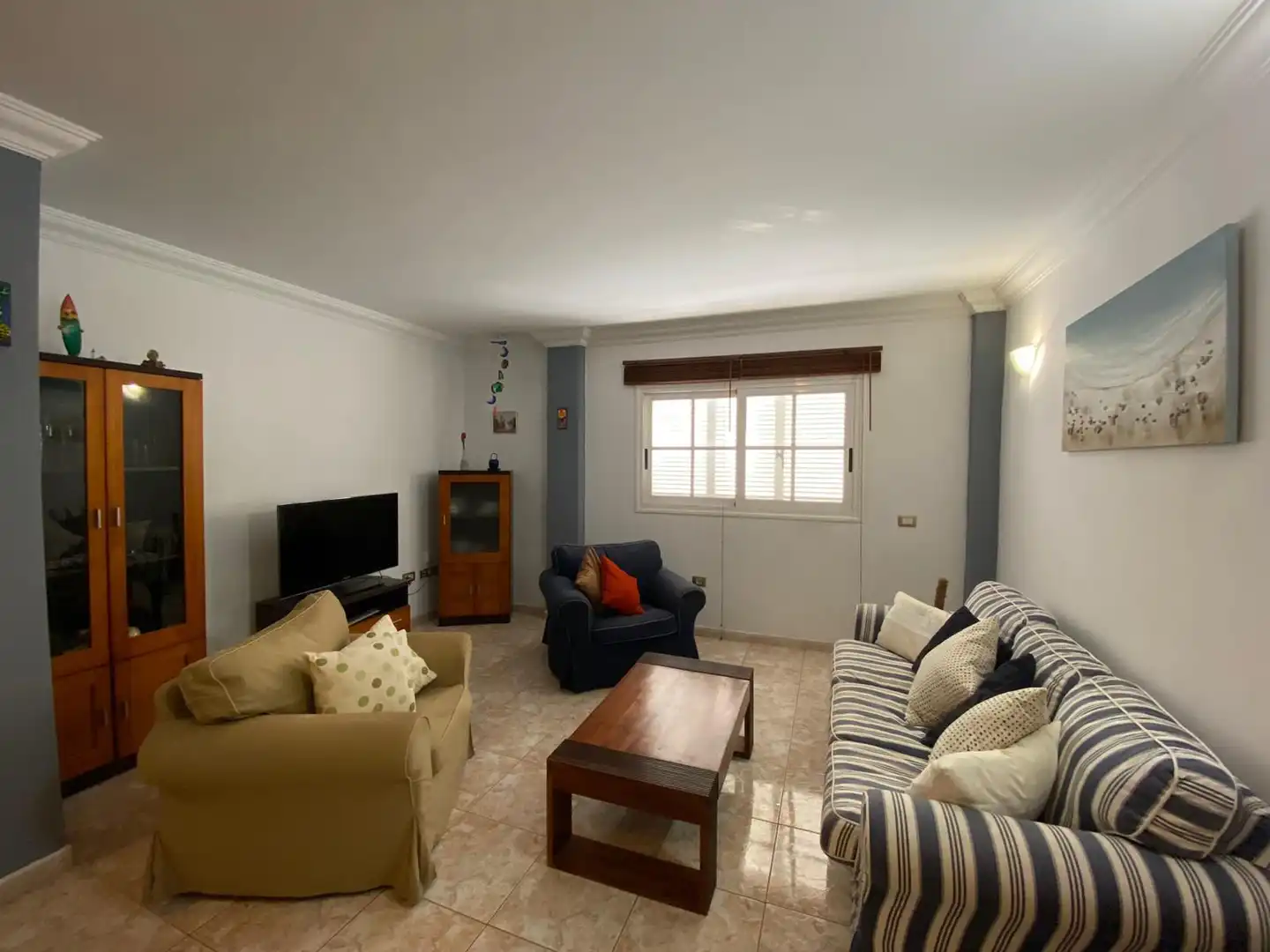 Sala de estar de Piso de alquiler en Granadilla de Abona con Terraza, Trastero y Amueblado