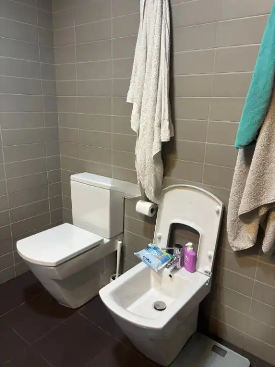 Baño de Piso de alquiler en Almussafes con Aire acondicionado, Calefacción y Amueblado