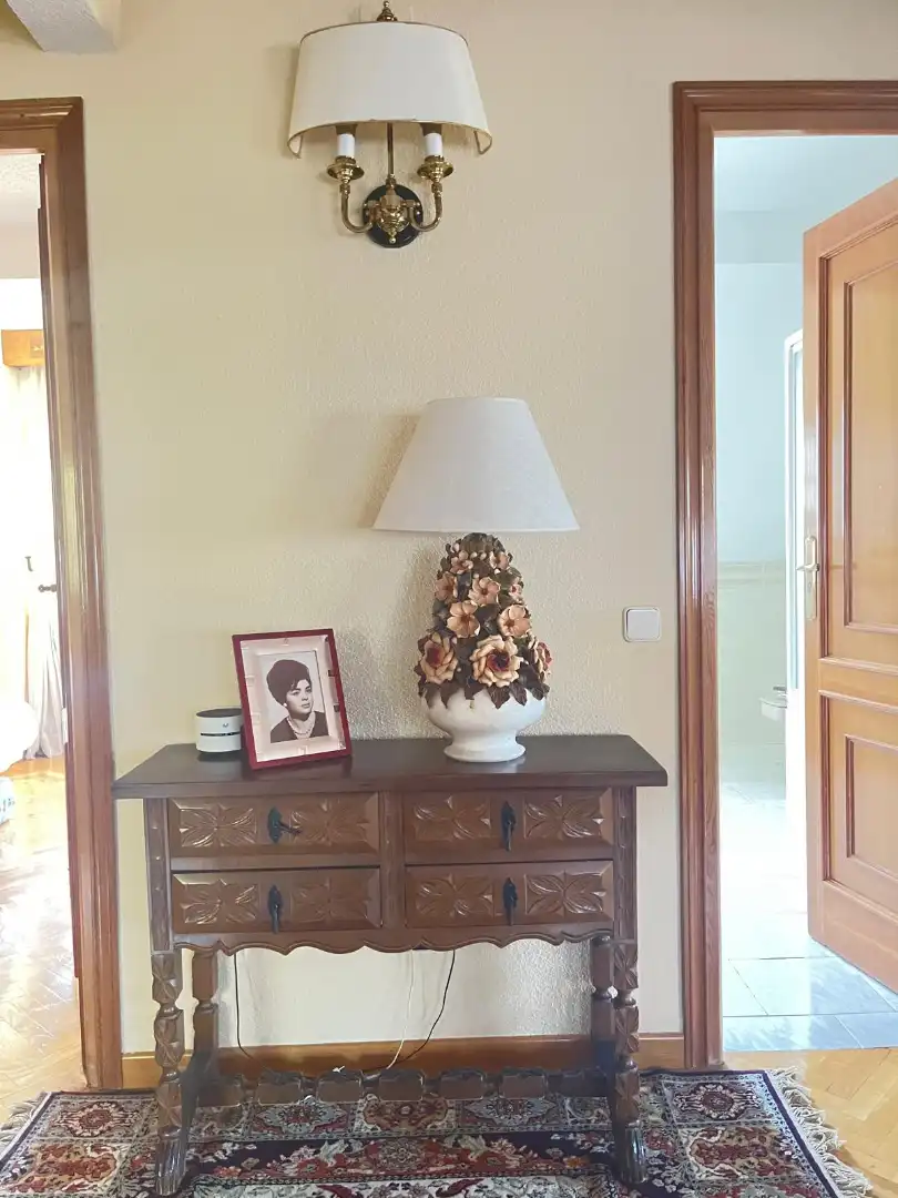 Sala de estar de Casa o chalet de alquiler en Becerril de la Sierra con Aire acondicionado, Calefacción y Jardín privado