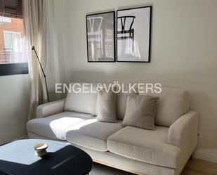 Living room of Apartment to rent in  Madrid Capital  with Air Conditioner