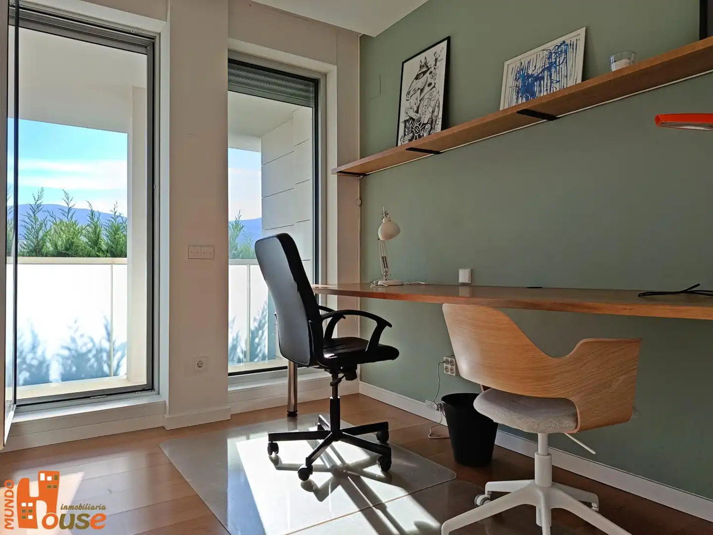 Wohnung zur Miete in Palazuelos de Eresma mit Klimaanlage, Heizung und Terrasse