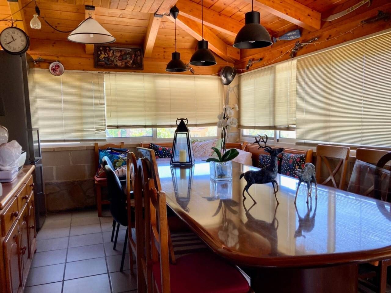 Dining room of House or chalet for sale in El Catllar   with Private garden, Terrace and Swimming Pool