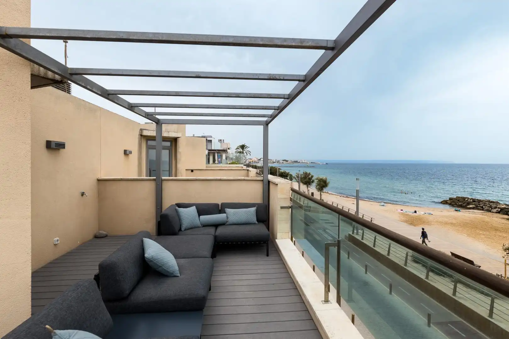Terraza de Casa adosada de alquiler en  Palma de Mallorca con Aire acondicionado, Jardín privado y Terraza