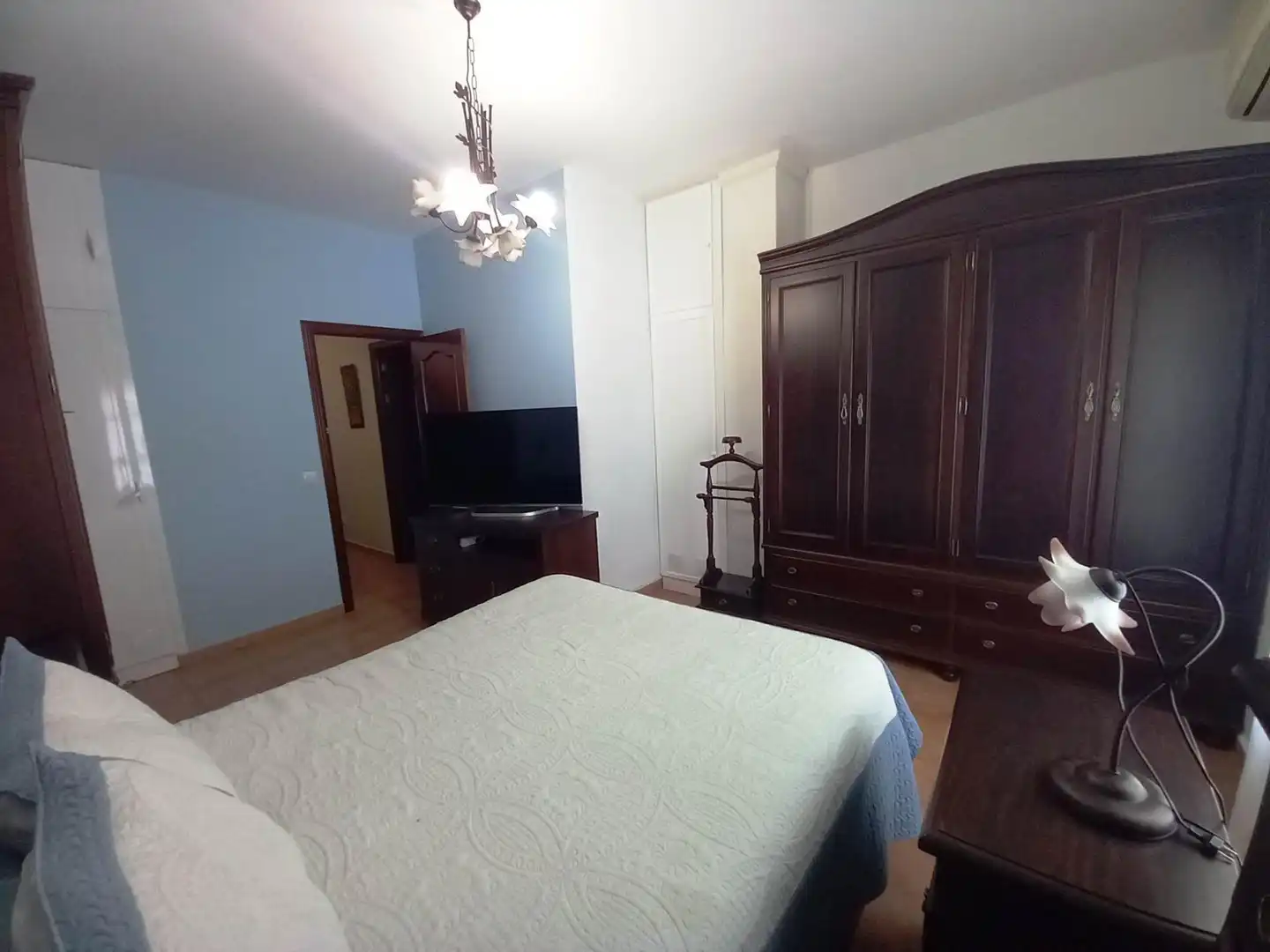 Bedroom of Houses for sale in El Pedroso  with Air Conditioner, Terrace and Storage room
