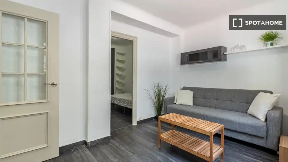 Sala de estar de Apartamento para compartir en Granada con Aire acondicionado, Calefacción y Terraza