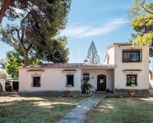 Exterior view of House or chalet for sale in Málaga Capital  with Terrace and Swimming Pool