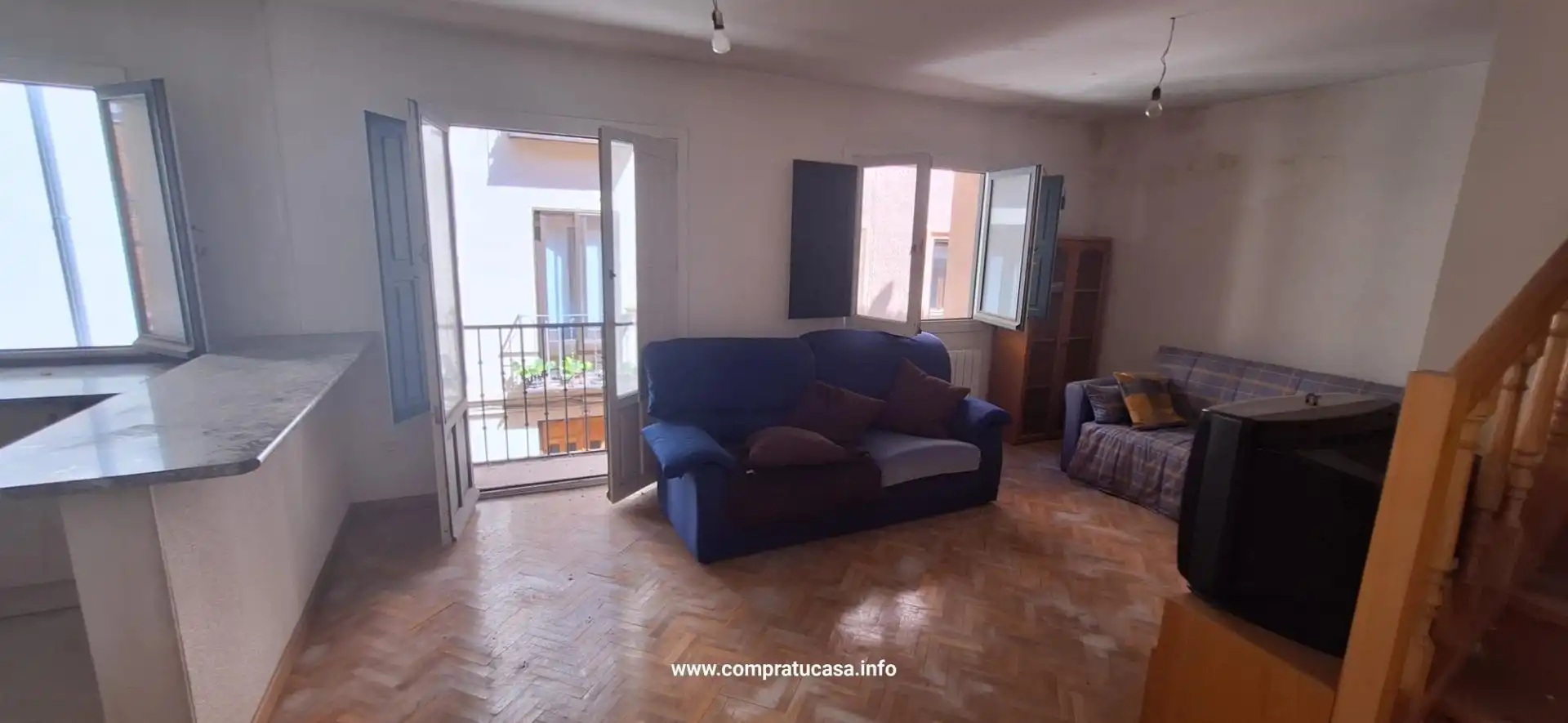 Sala de estar de Piso en venta en Segovia con Calefacción, Jardín privado y Parquet