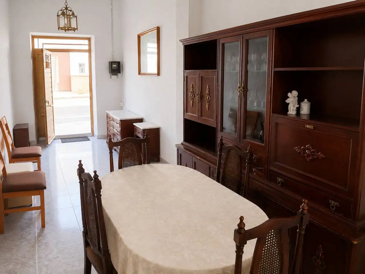 Comedor de Casa adosada en venta en Tavernes de la Valldigna con Aire acondicionado y Amueblado