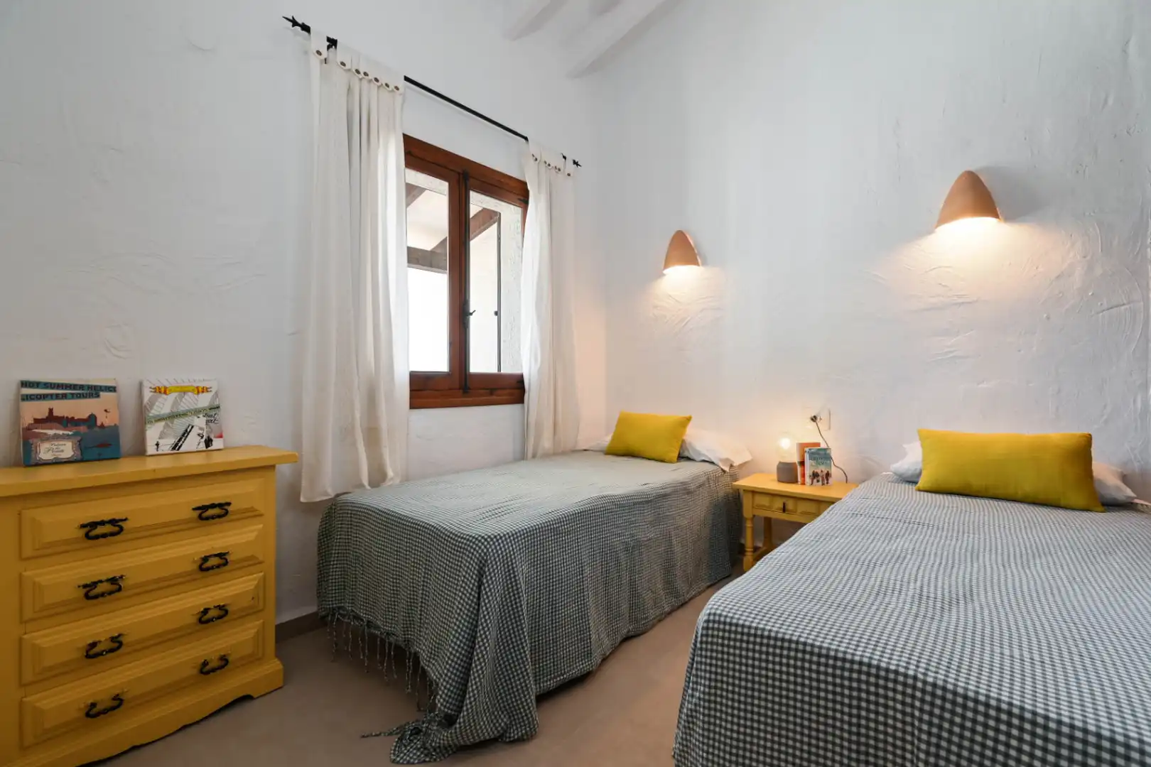 Habitación de Finca rústica de alquiler en Moraira con Aire acondicionado, Calefacción y Terraza
