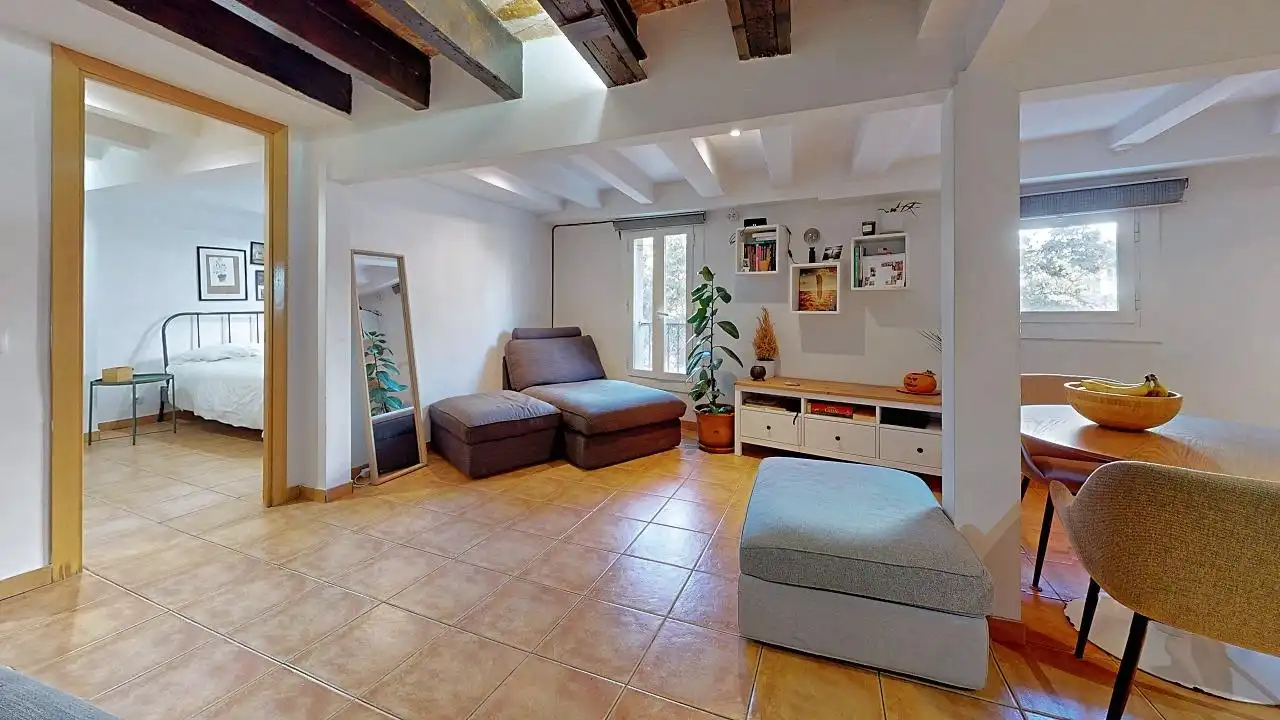 Living room of Flat for sale in Sant Martí