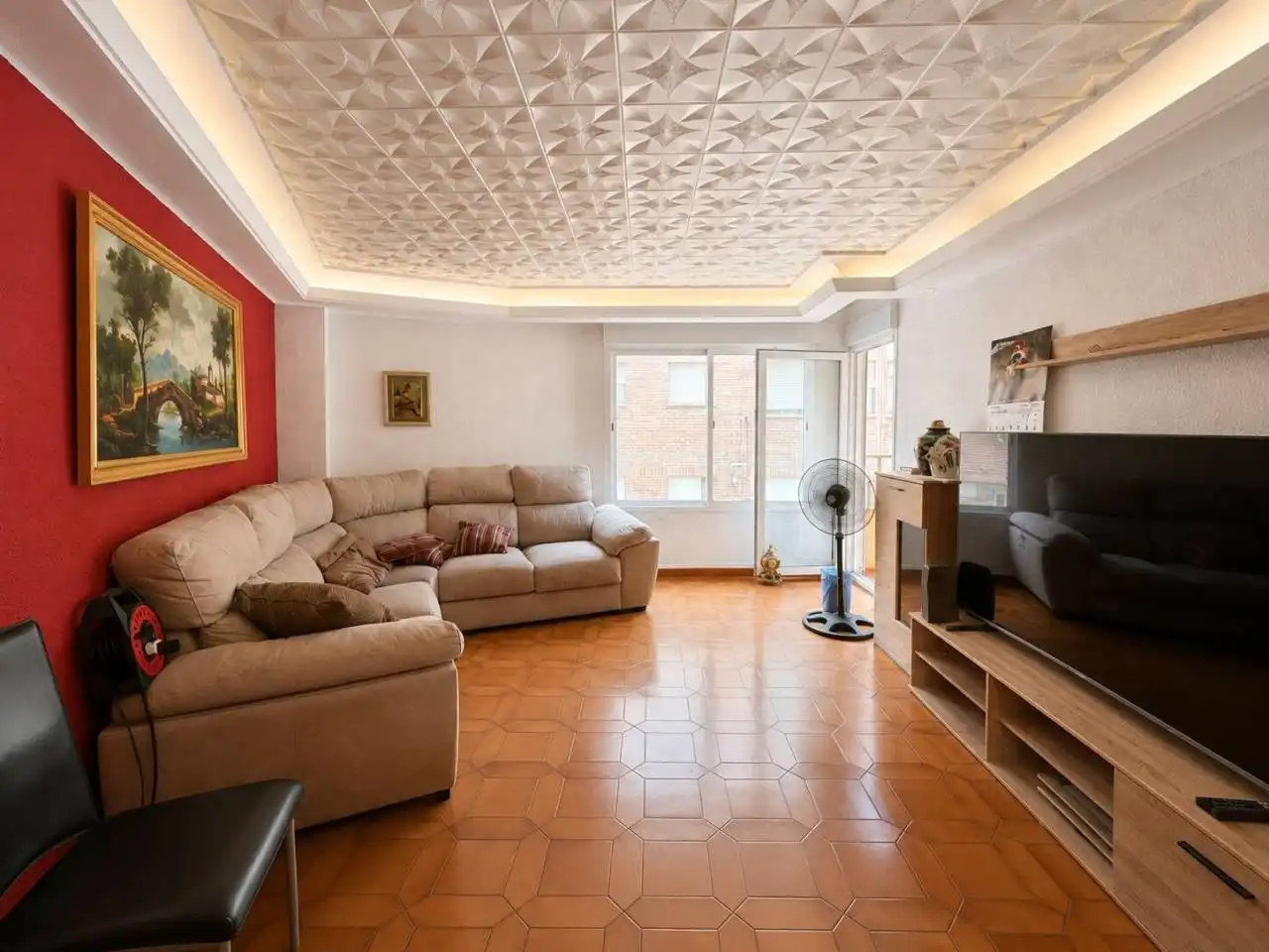 Living room of Flat for sale in Castellón de la Plana / Castelló de la Plana  with Balcony