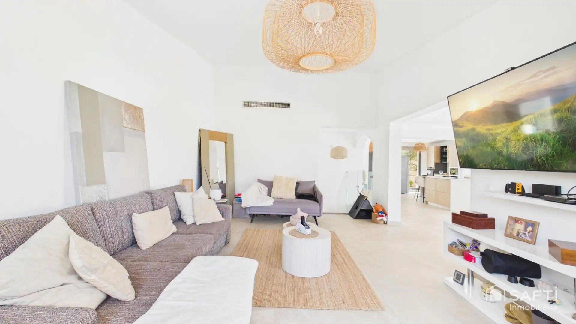 Sala d'estar de Casa o xalet en venda en Calvià amb Aire condicionat, Calefacció i Terrassa