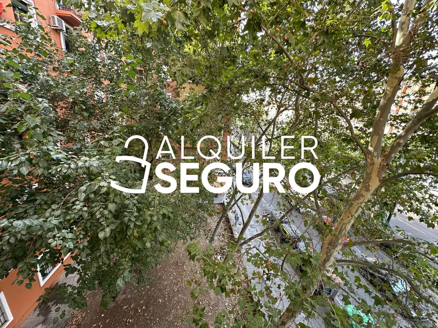 Jardín de Piso de alquiler en Valencia con Aire acondicionado y Amueblado
