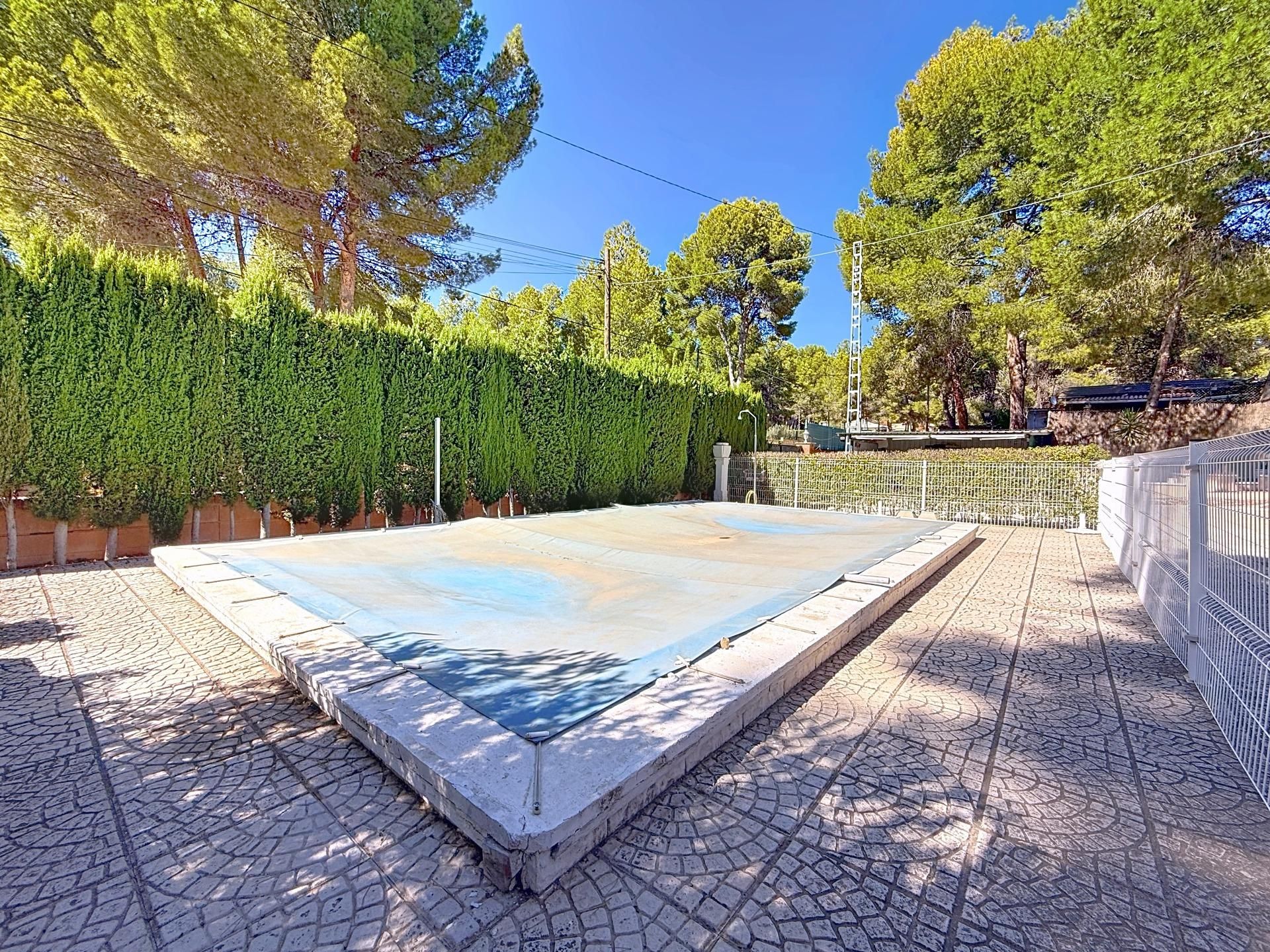Piscina de Casa o xalet en venda en Tibi amb Aire condicionat, Jardí privat i Terrassa
