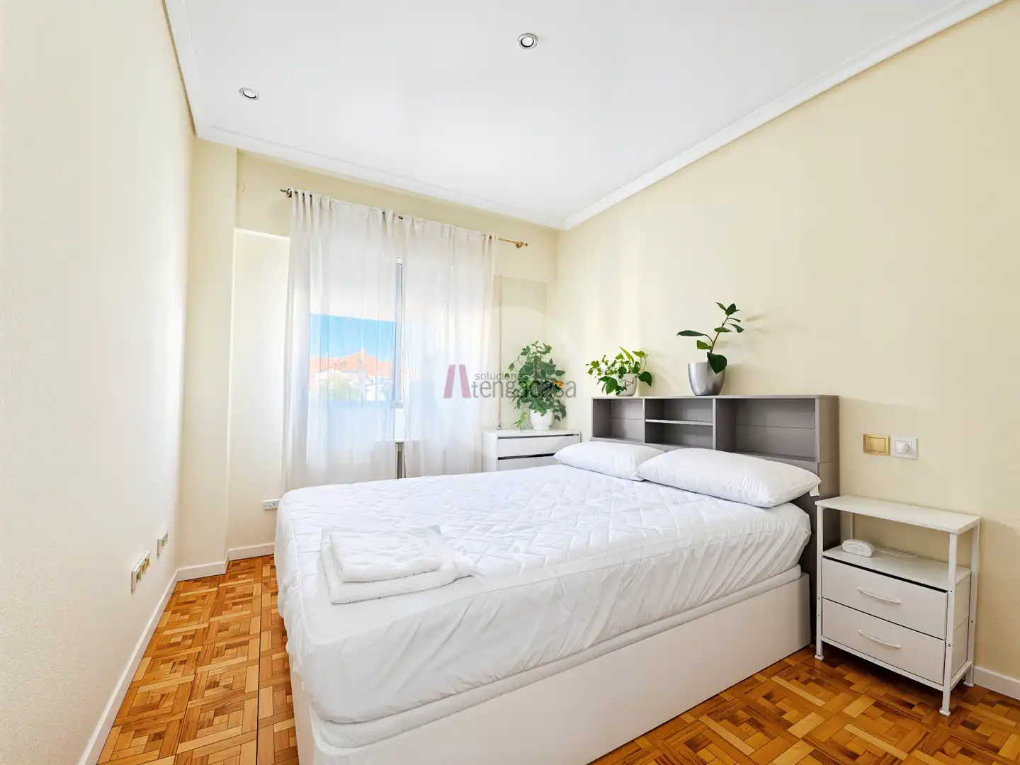 Habitación de Apartamento de alquiler en Madrid con Aire acondicionado, Calefacción y Terraza