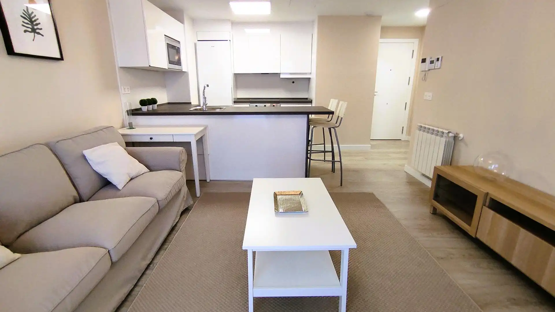 Living room of Apartments for rent in Badajoz  with Air Conditioner, Heating and Furnished