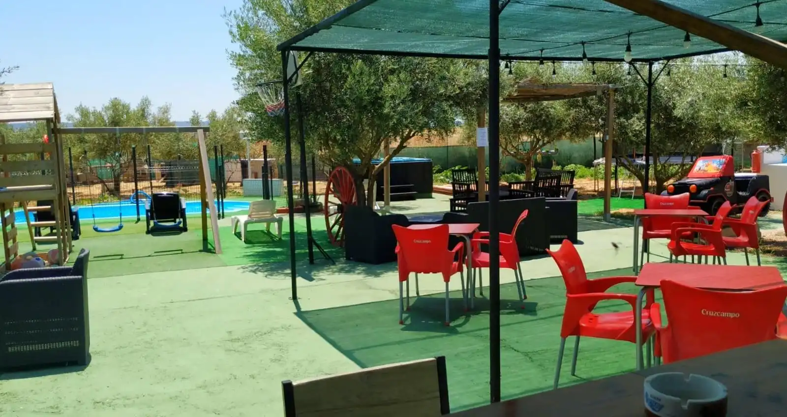 Terraza de Casa o chalet en venta en Alcalá del Júcar con Aire acondicionado, Jardín privado y Terraza