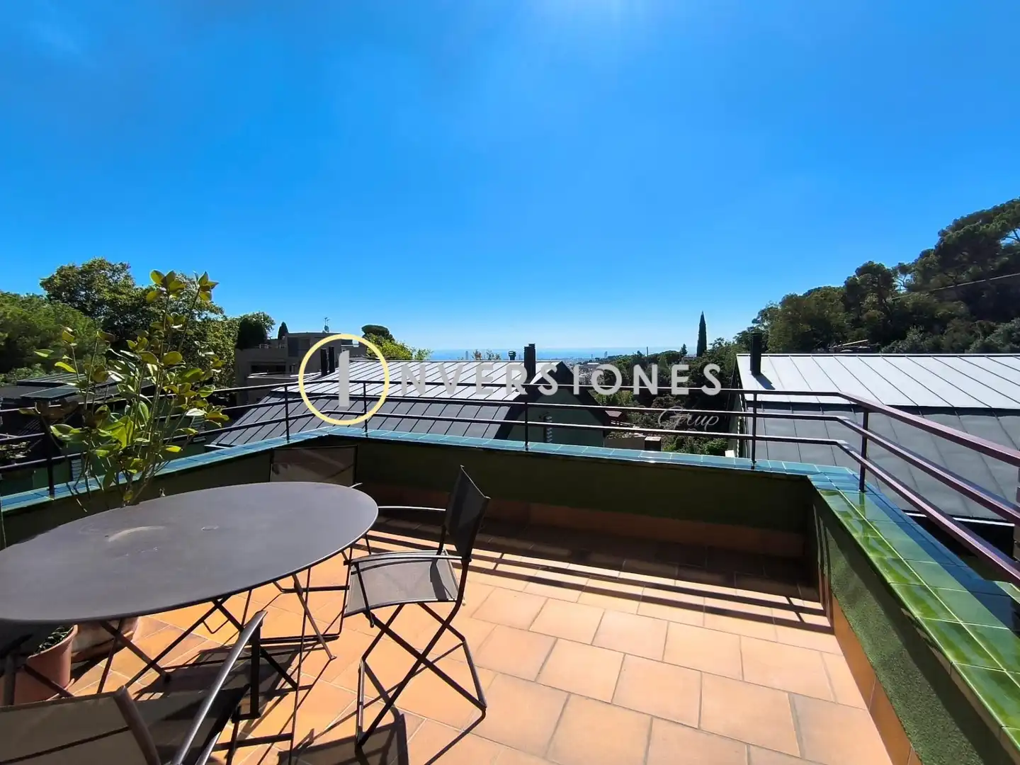 Terrace of Detached homes for rent in Barcelona  with Terrace and Community pool