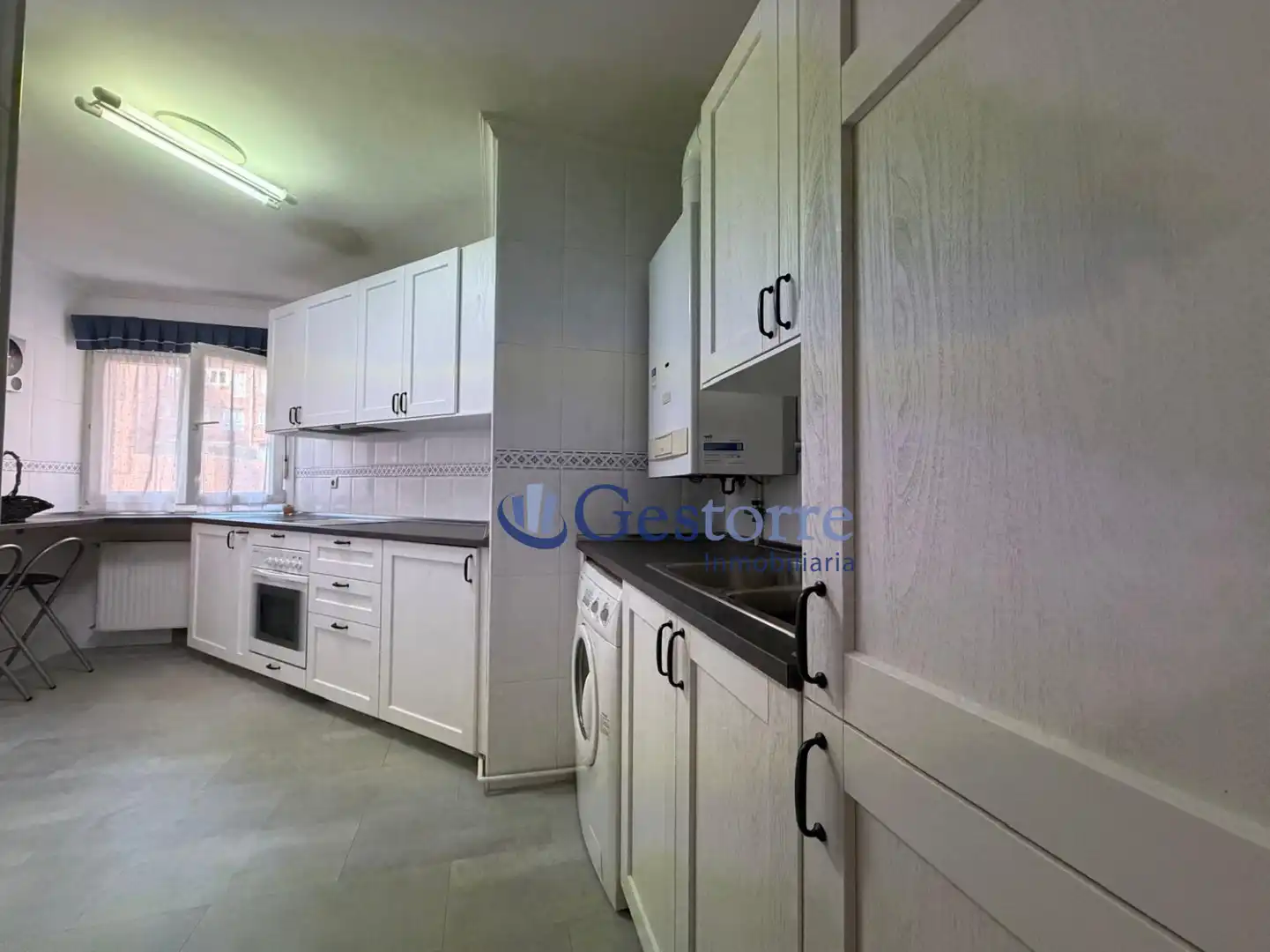 Kitchen of Flat for sale in Castrillón  with Heating, Terrace and Storage room