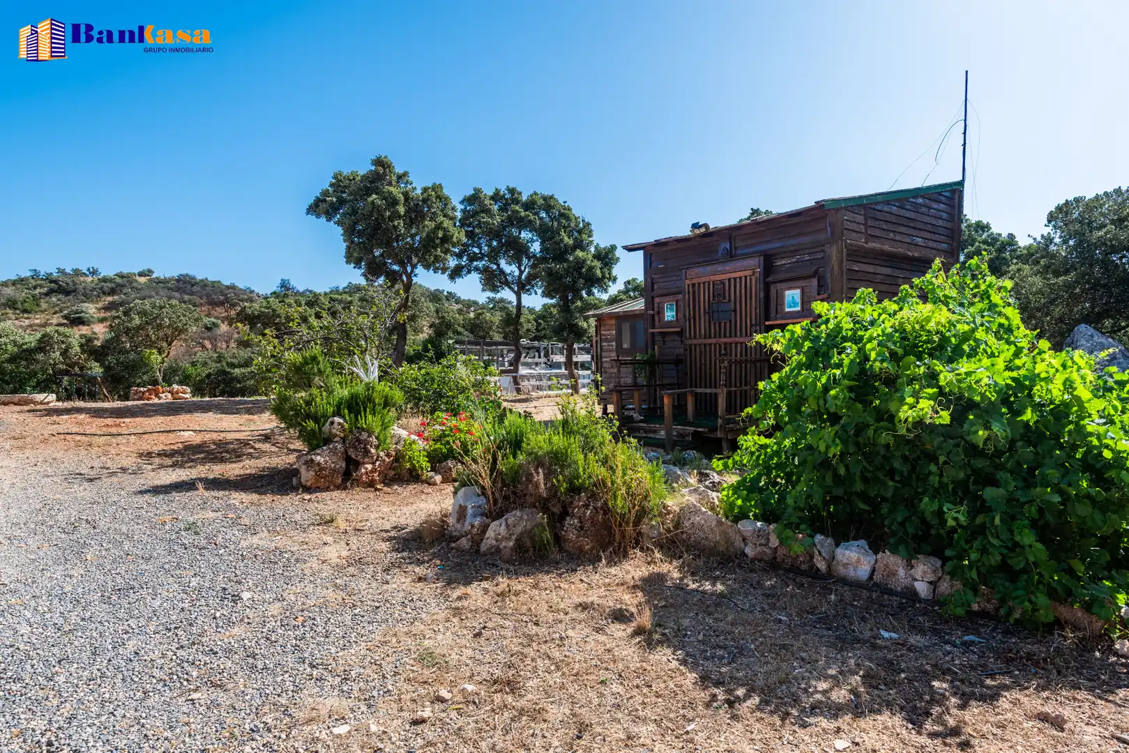 Vista exterior de Finca rústica en venta en Antequera con Jardín privado, Piscina y Amueblado