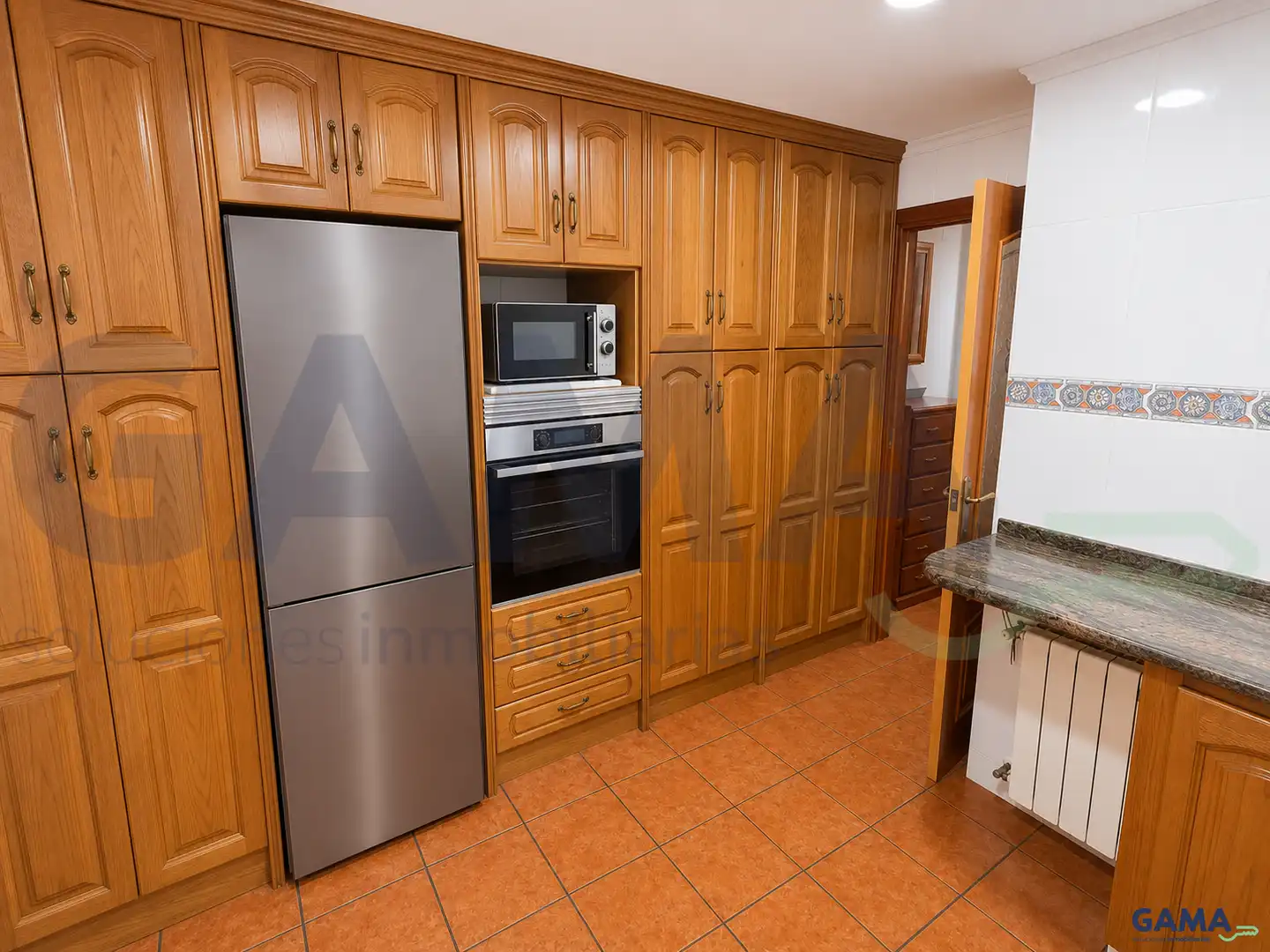 Cocina de Casa o chalet en venta en La Pobla Llarga con Aire acondicionado y Trastero