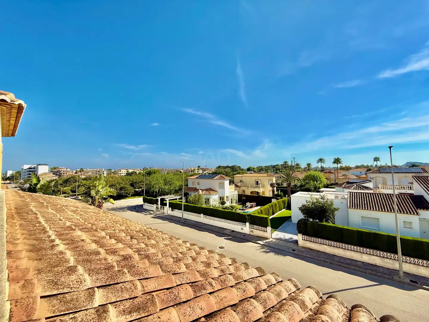 Vista exterior de Casa o chalet en venta en Dénia con Aire acondicionado, Terraza y Piscina