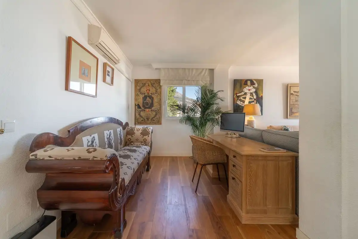 Living room of Apartments for sale in Benalmádena  with Air Conditioner, Private garden and Terrace