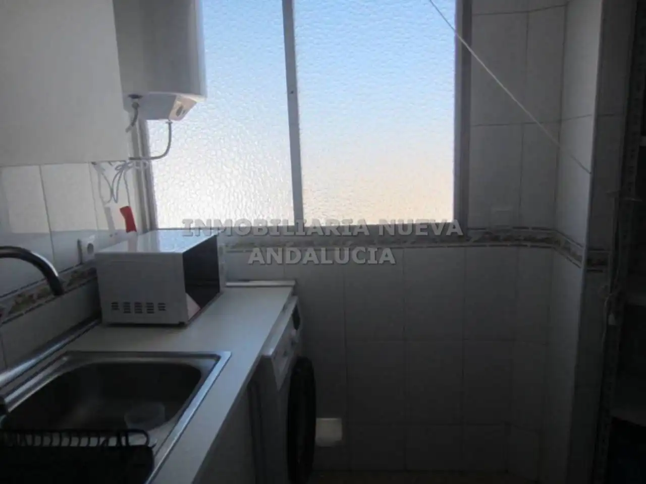 Cocina de Piso de alquiler en Almería con Terraza y Amueblado