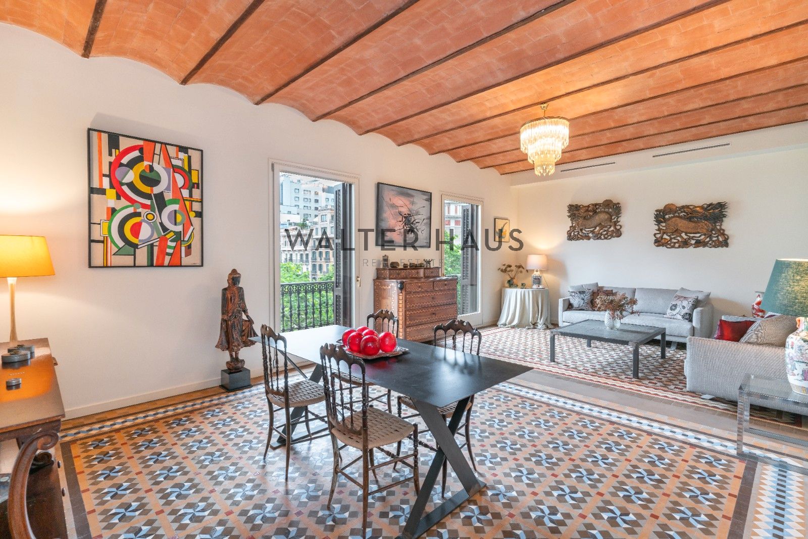 Exterior view of Flat for sale in  Barcelona Capital  with Air Conditioner, Heating and Parquet flooring