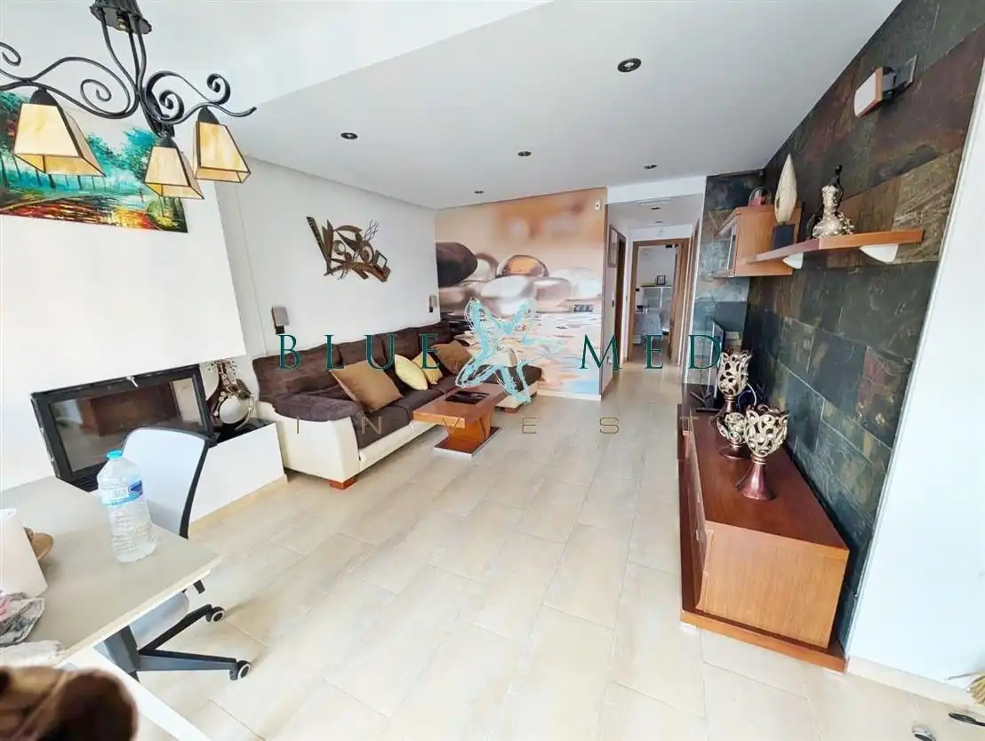 Sala de estar de Casa o chalet en venta en Mazarrón con Aire acondicionado, Calefacción y Terraza